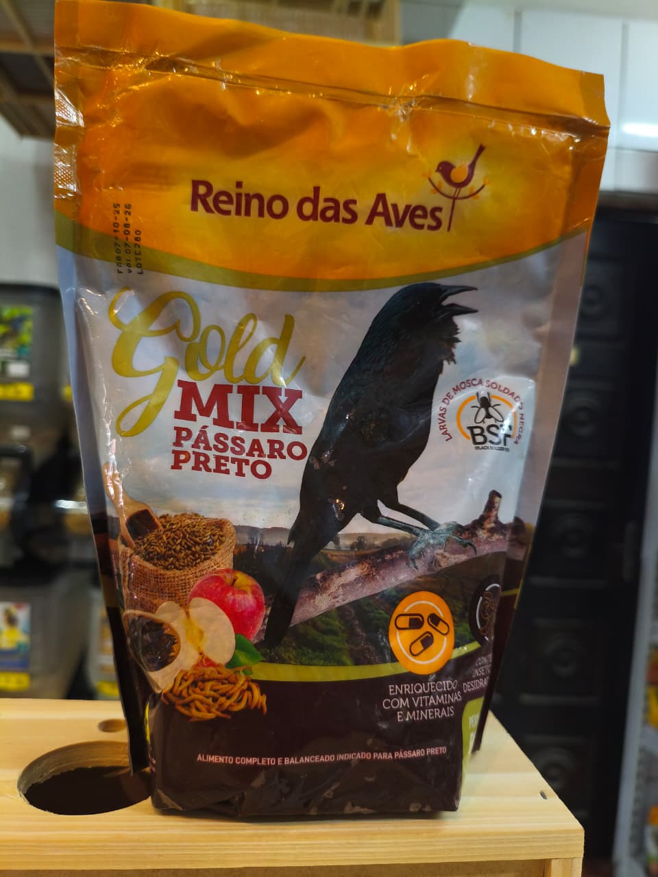 Gold mix Passaro Preto