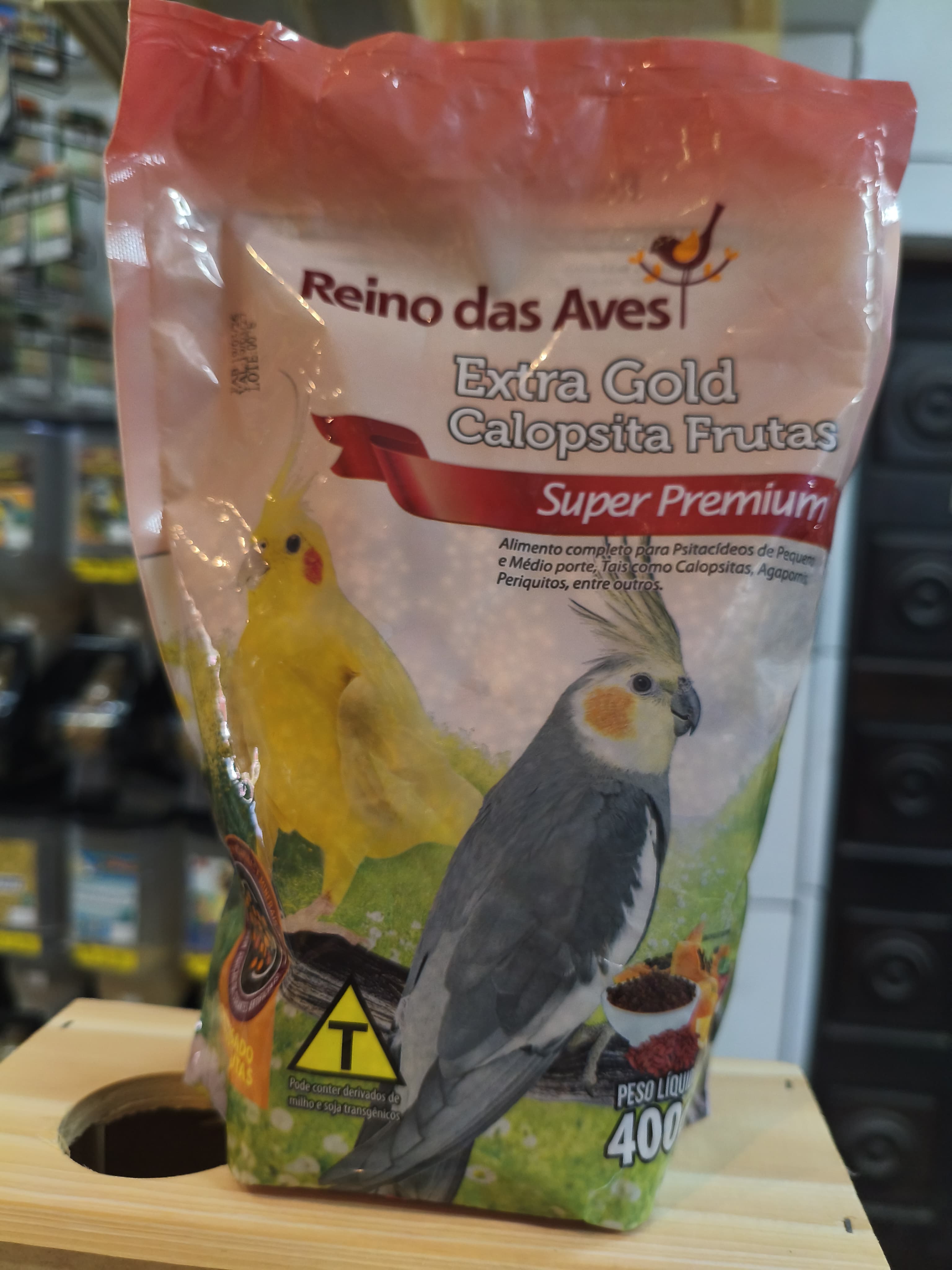 Extra Gold Calopsita Frutas 400g