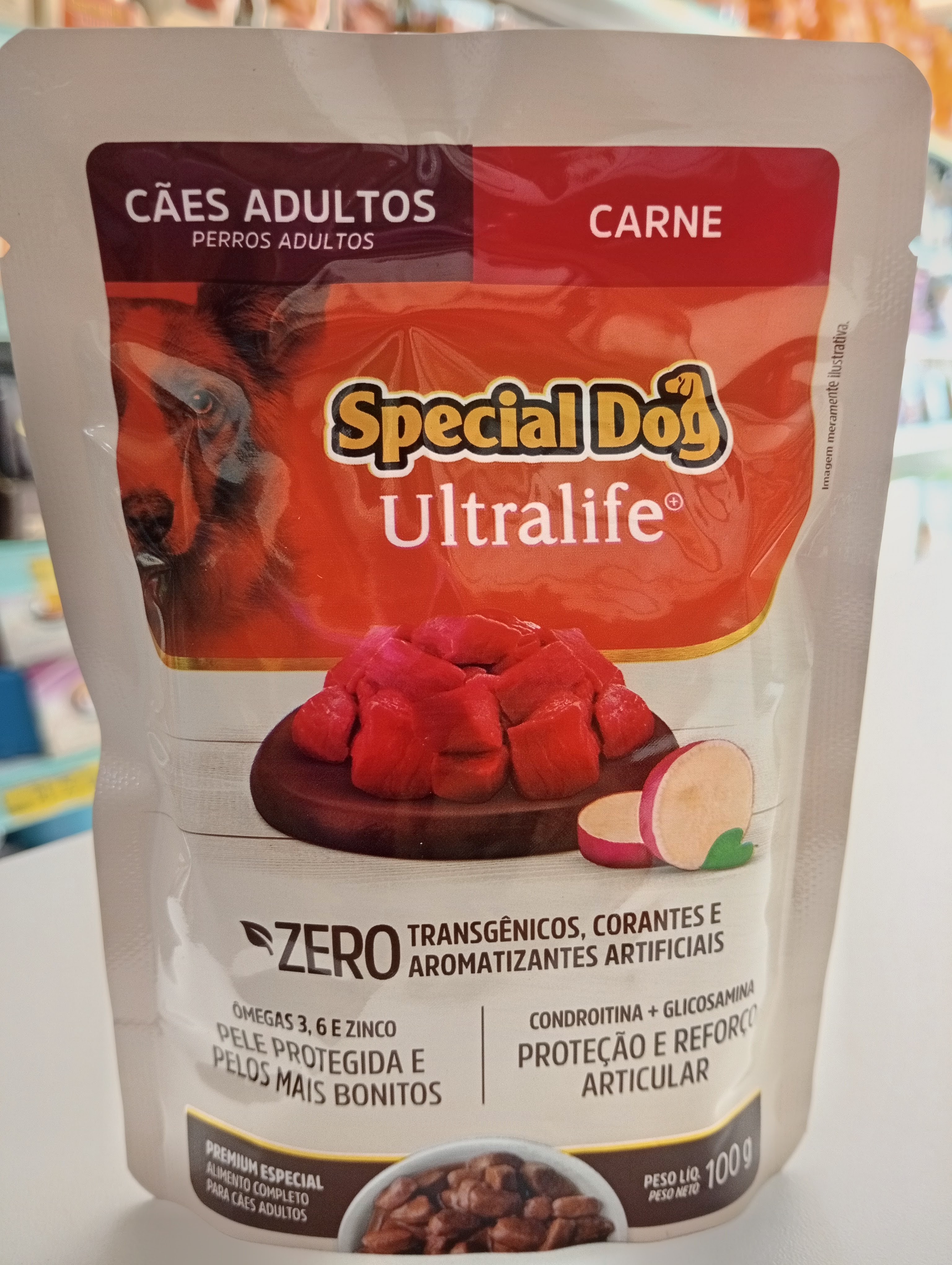 Sachê Special Dog Ultralife Cães Adultos Carne -100g