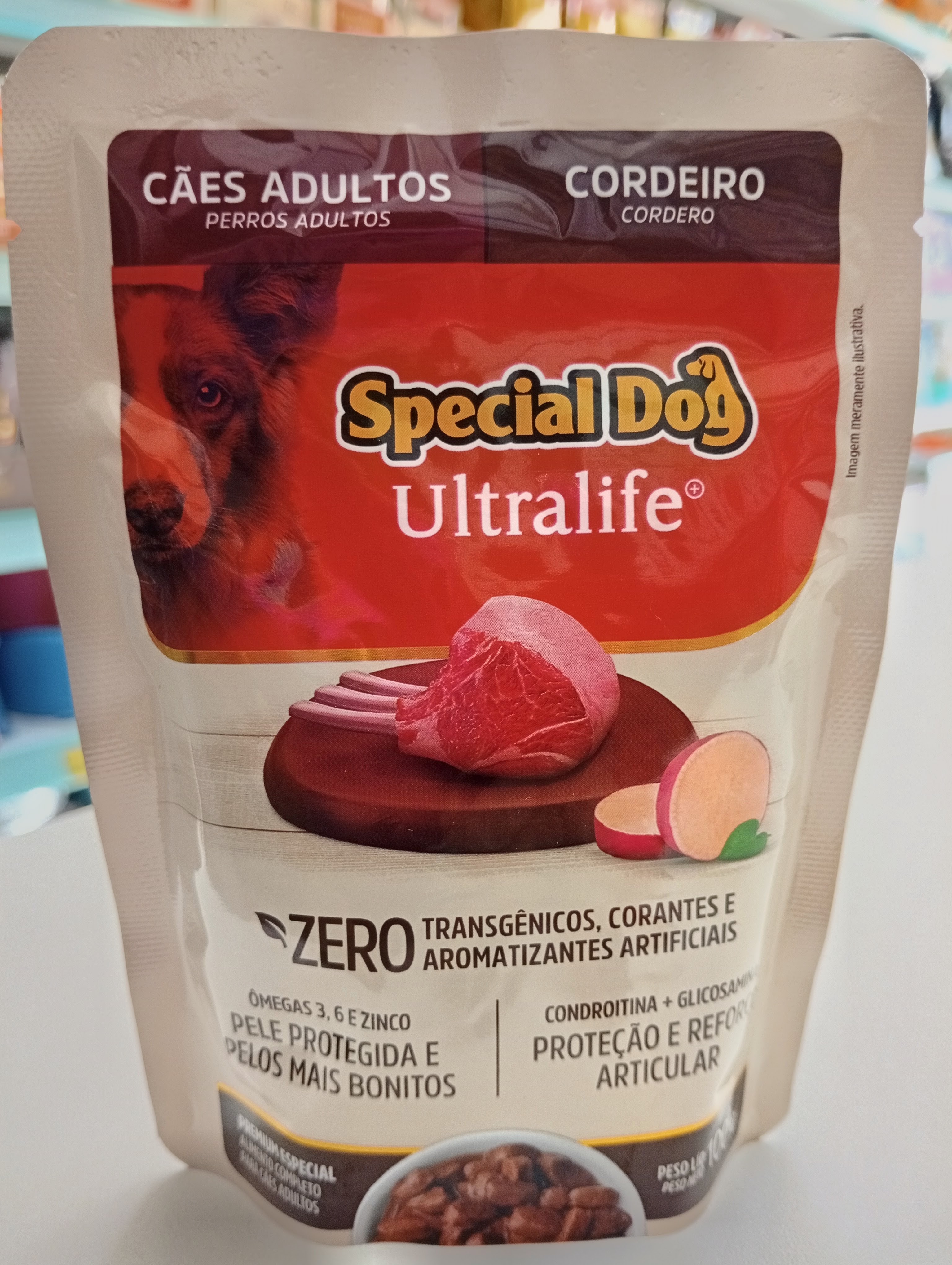 Sachê Special Dog Ultralife Cães Adultos Cordeiro-100g