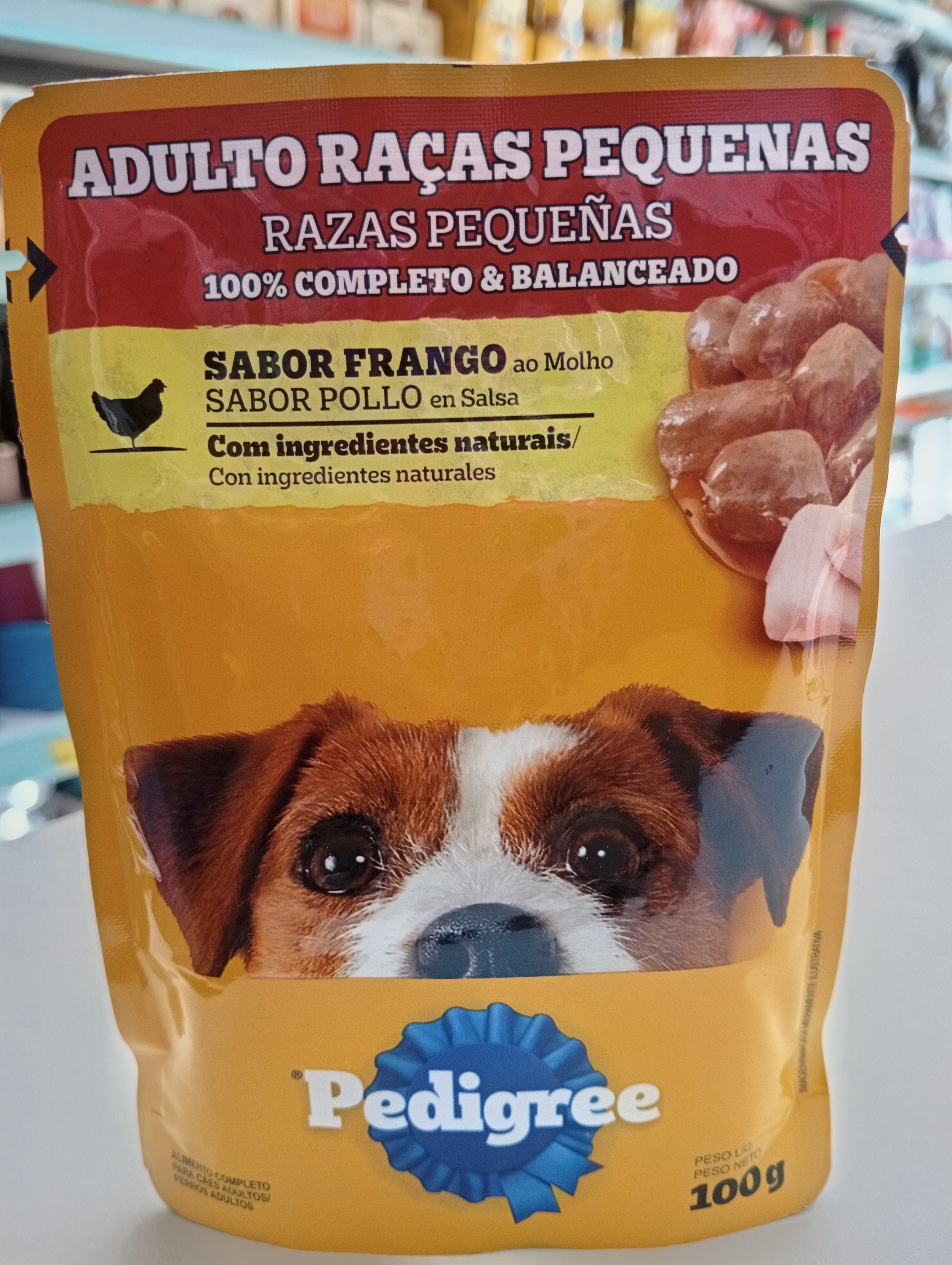 Sachê Pedigree Adultos Raças pequenas Frango - 100g