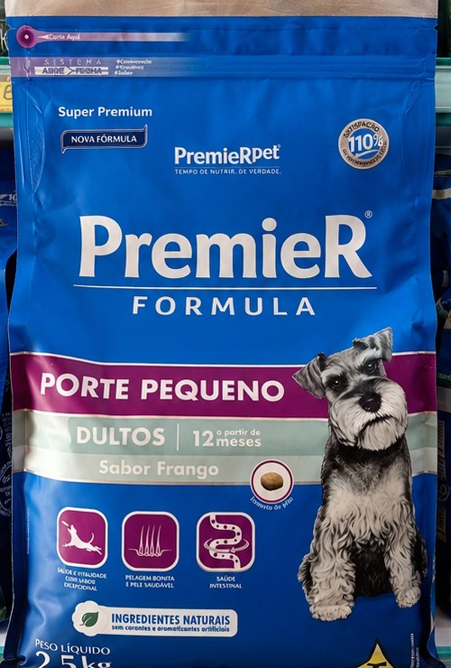 Ração Premier Fórmula Adulto Porte Pequeno Frango - 2,5kg