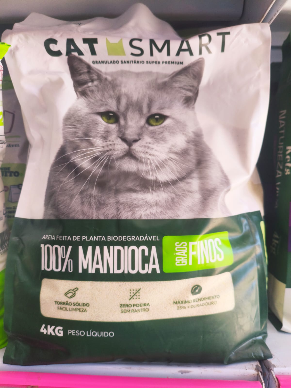 Cat Smart Biodegradavel 100%Mandioca 4kg