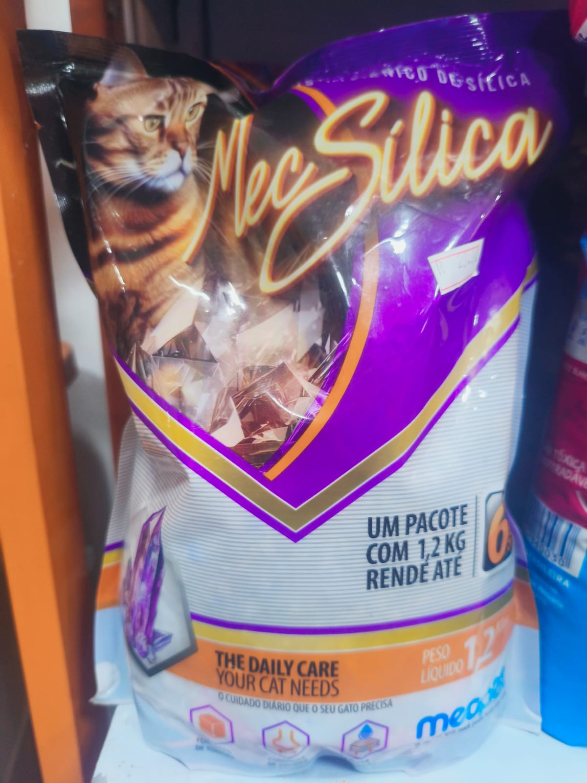 Mec Silica Cristais Higienico de Silica 1,2kg