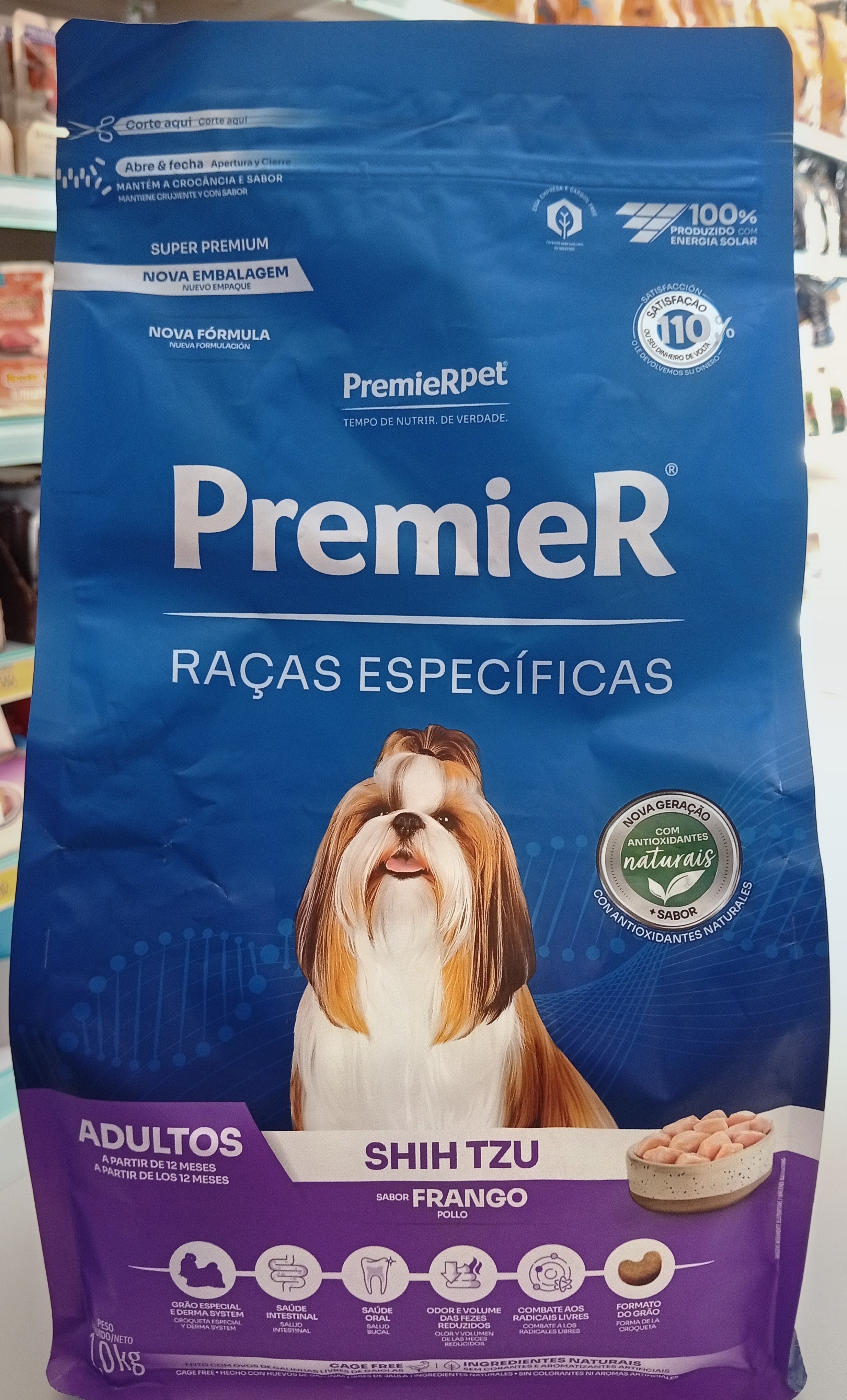 Ração Premier Raças Específicas Adultos Shih Tzu Frango 1kg