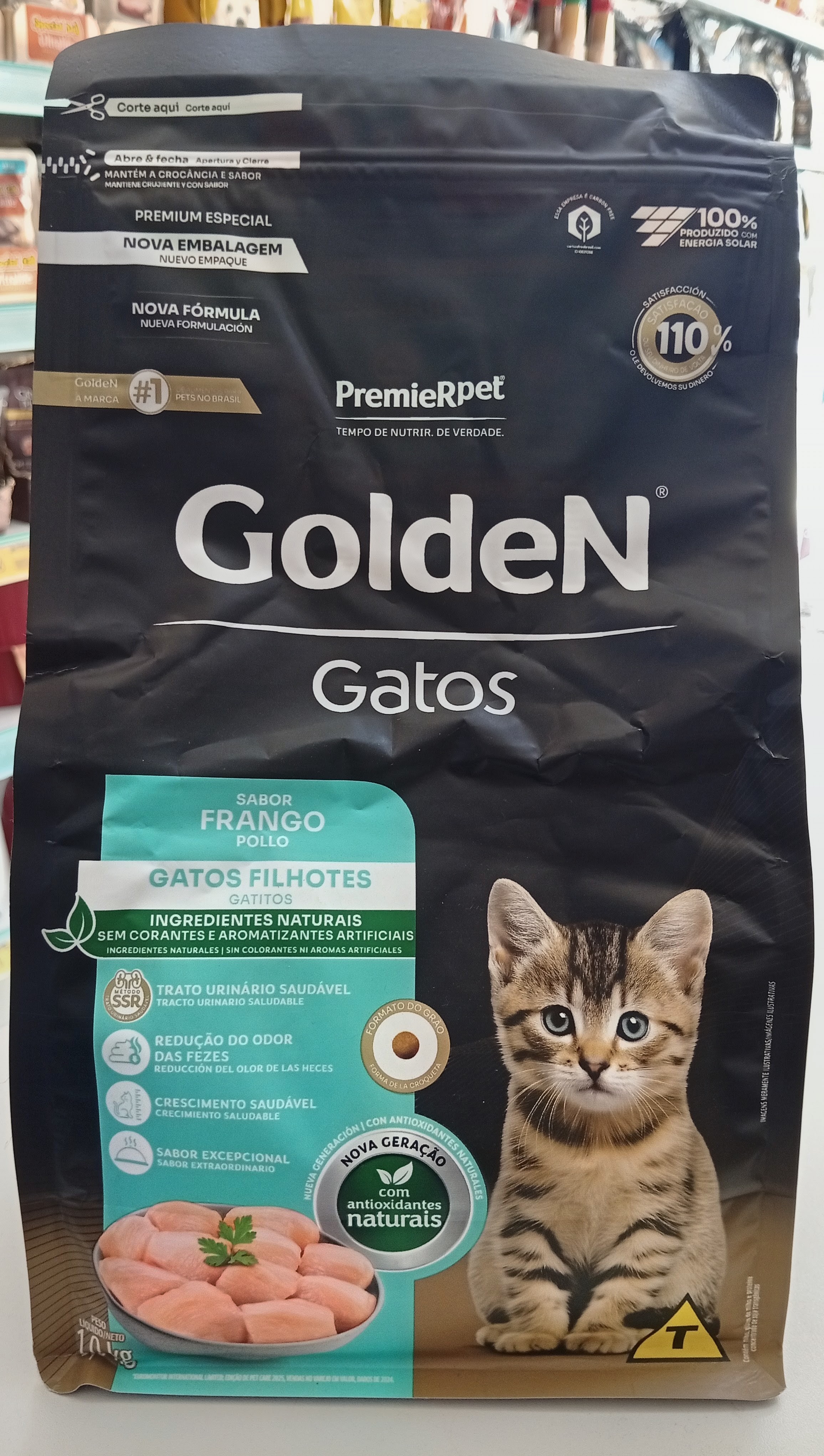 Ração Golden Gatos Filhotes Frango 1kg