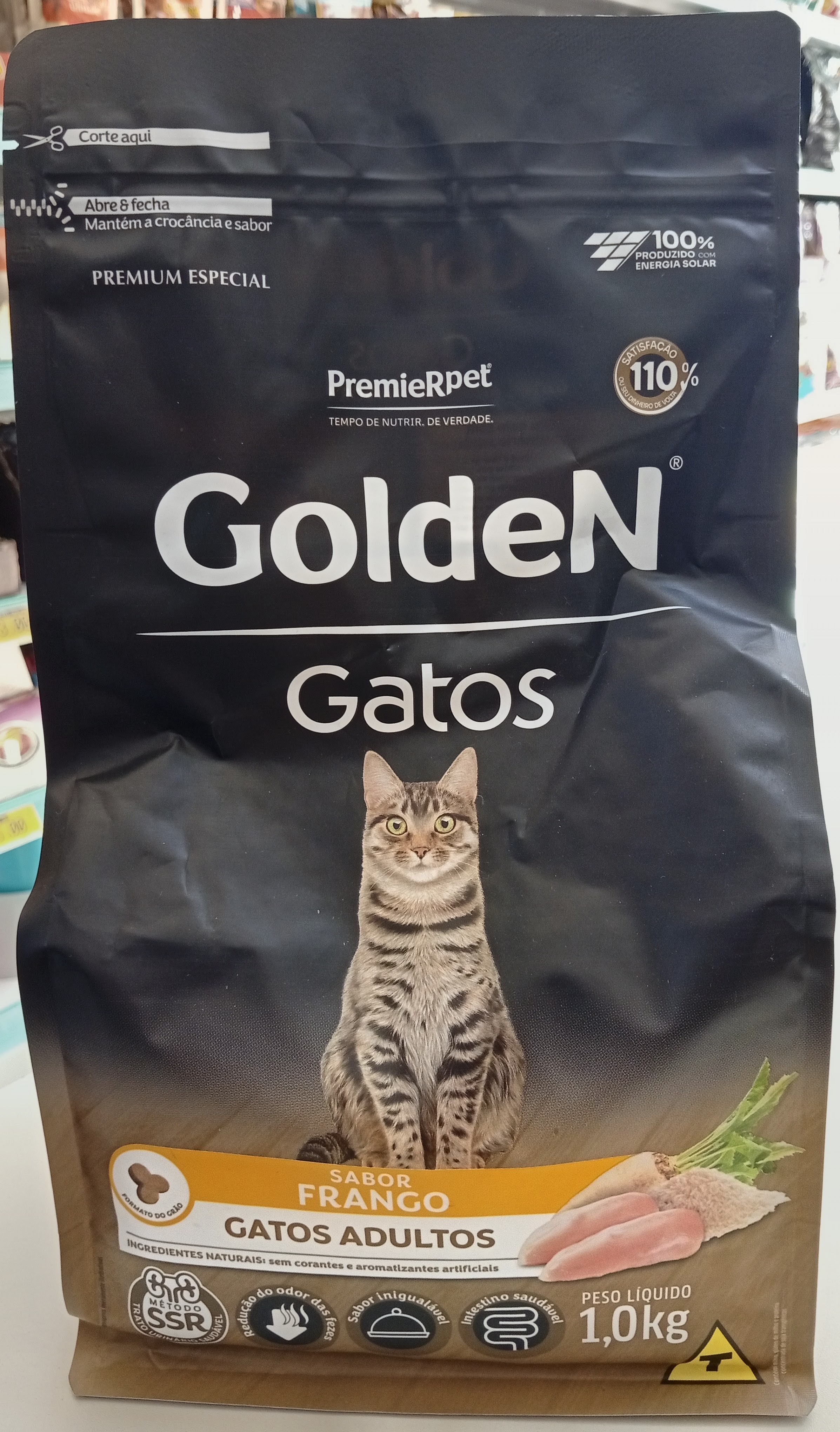 Ração Golden Gatos Adultos Frango 1kg