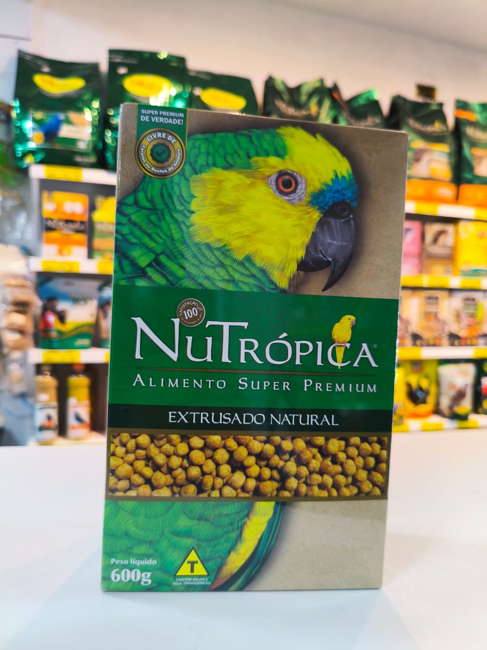 Nutropica Papagaio Extrusada Natural 600g
