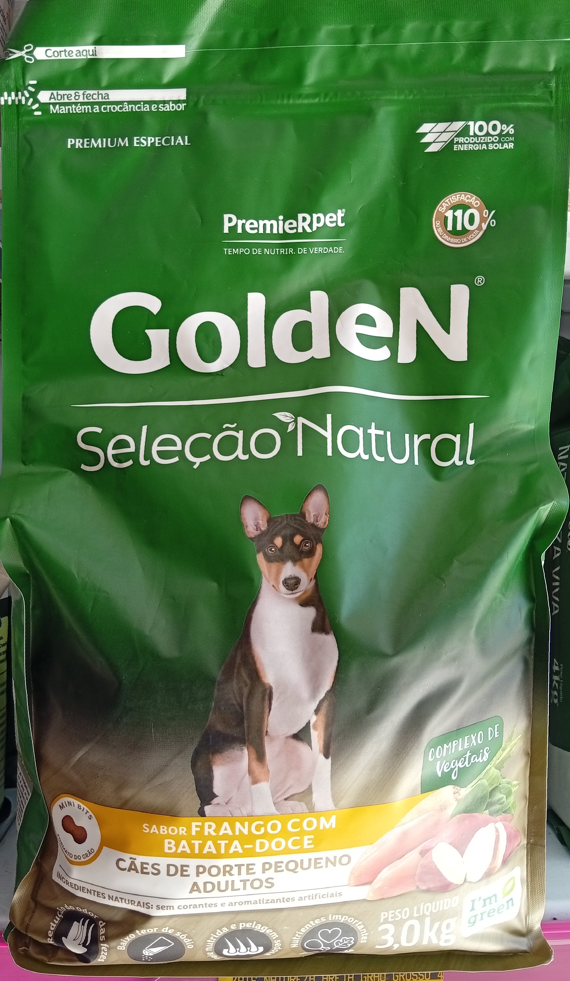 Golden Seleção Natural Adultos Porte Pequeno Frango com Batata Doce