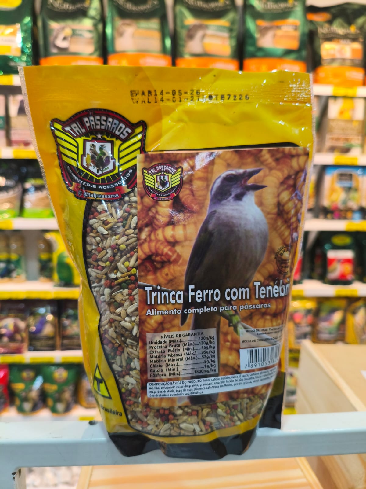 TRINCA FERRO COM TENEBRIO 500G