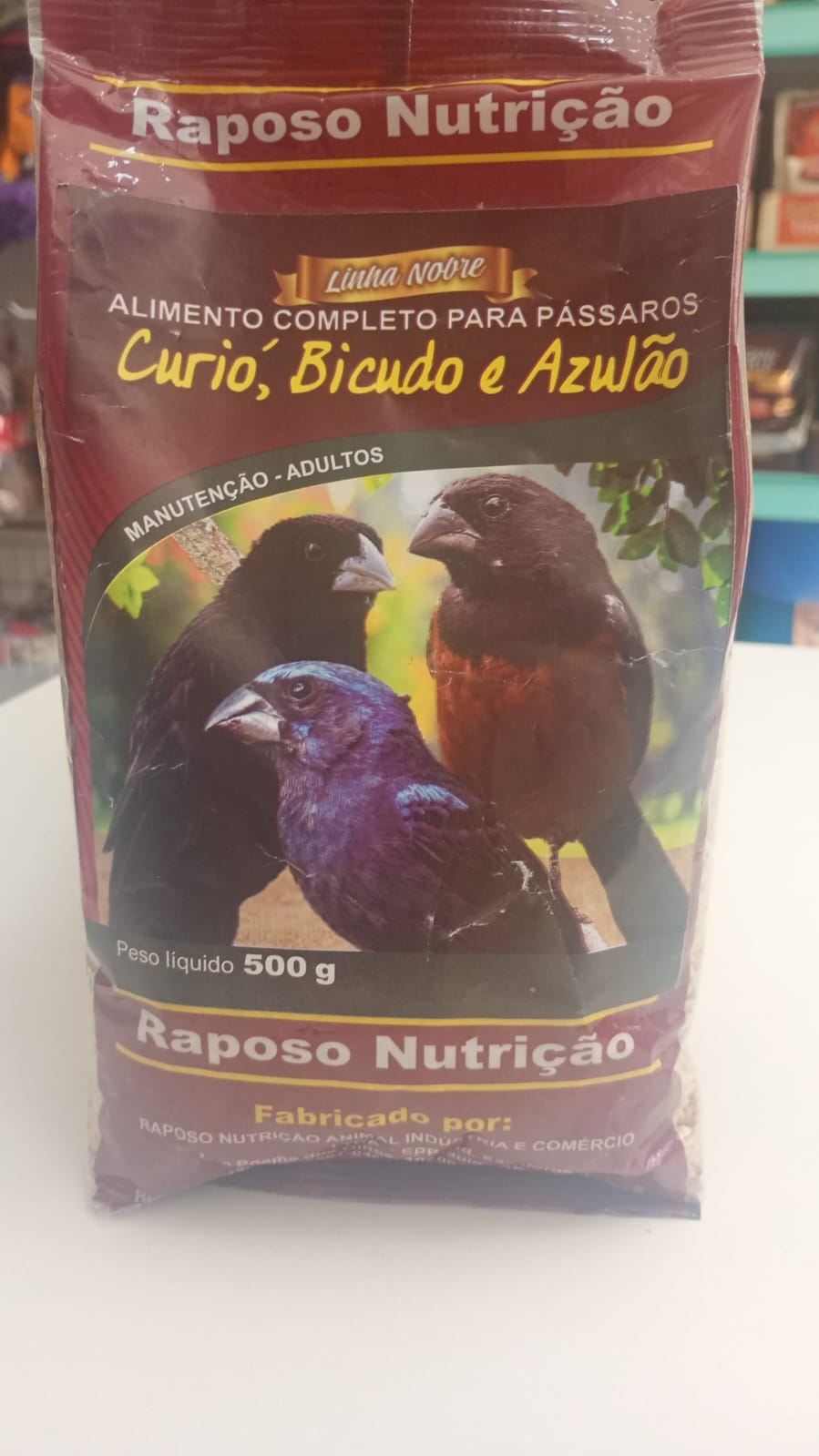 CURIO,BICUDO,AZULÃO 500G