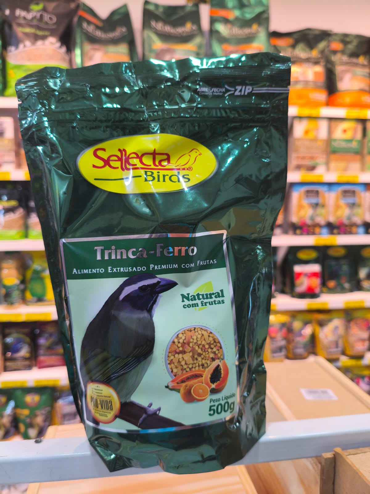 Sellecta Trinca Ferro natural com frutas