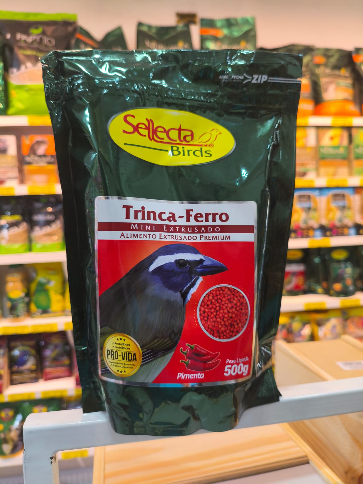 Sellecta Trinca Ferro mini extrusado Pimenta